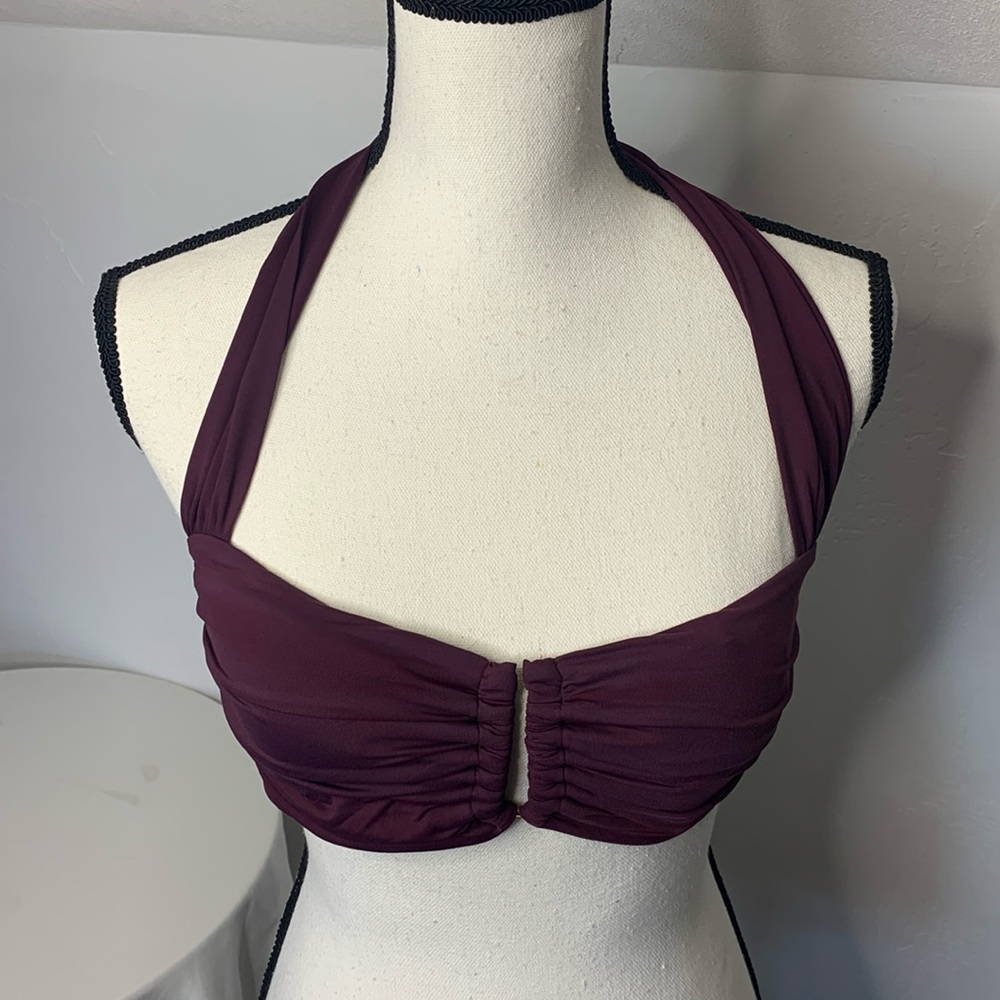 Victoria's Secret Plum Halter Bikini Top